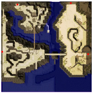 Minimapa de Fortaleza Saint Darmain (Sur)