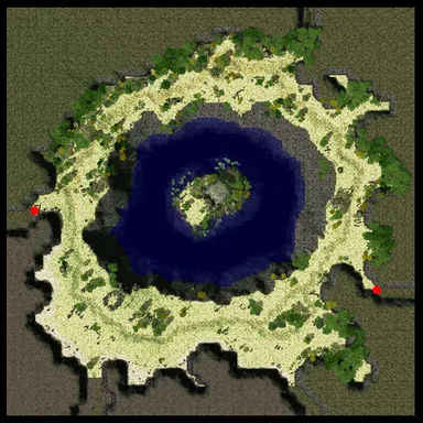 Minimapa de Abyss Lake de Hugel