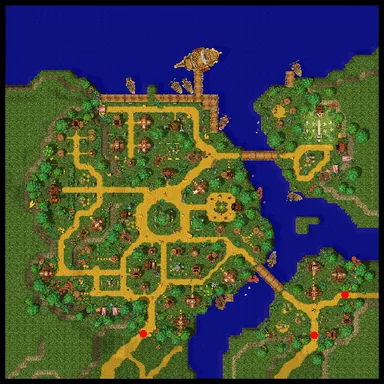 Minimapa de Pueblo Portuario Lasagna
