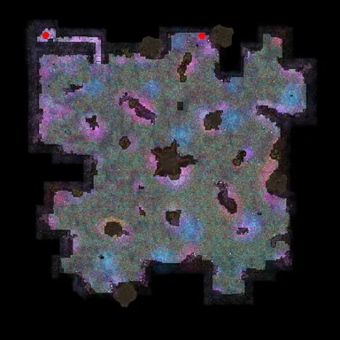 Minimapa de Area de Coral Estrellado