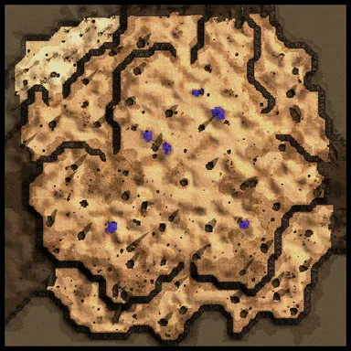 Minimapa de Desierto Sograt - Grieta Dimensional