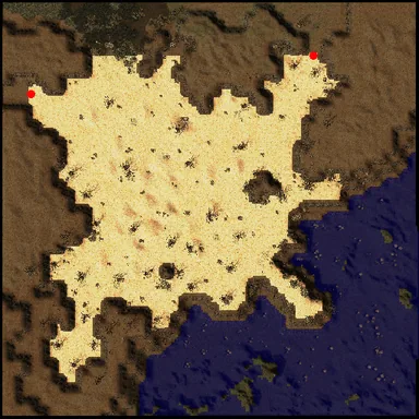 Minimapa de Playa de las Lagrimas