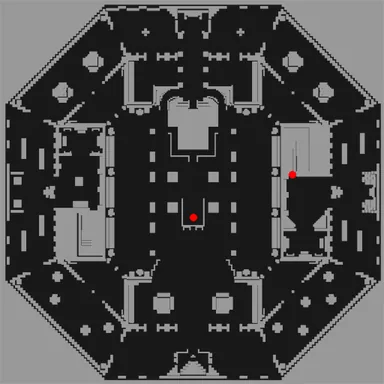 Minimapa de Thanatos Tower Inferior - Museo