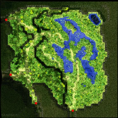 Minimapa de Pantano Kalala
