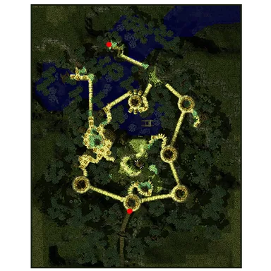 Minimapa de Aldea de la Tribu Wootan
