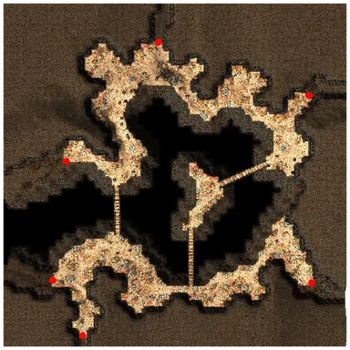 Minimapa de Garganta El Mes (Valle del Abismo)